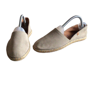 Verbenas Tan Suede Espadrilles Made in Spain Sz 40 Casual Chic Comfort
